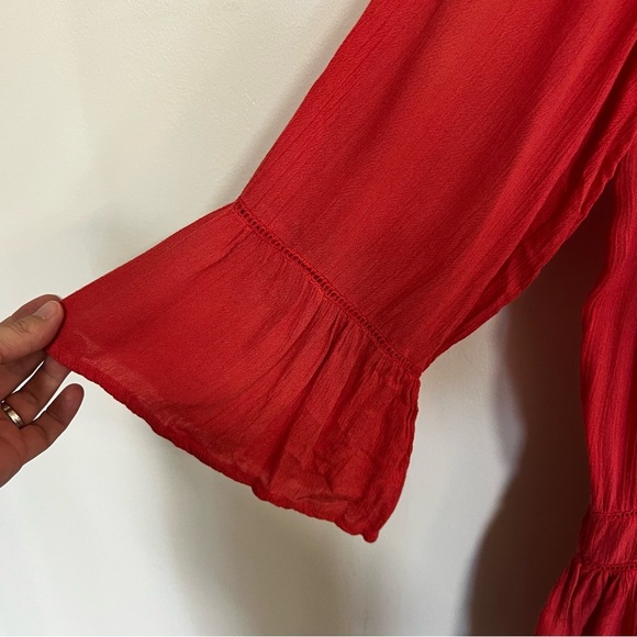 Vix Paula Hermanny Gauzy Cover Up Mini Dress - Picture 4 of 9